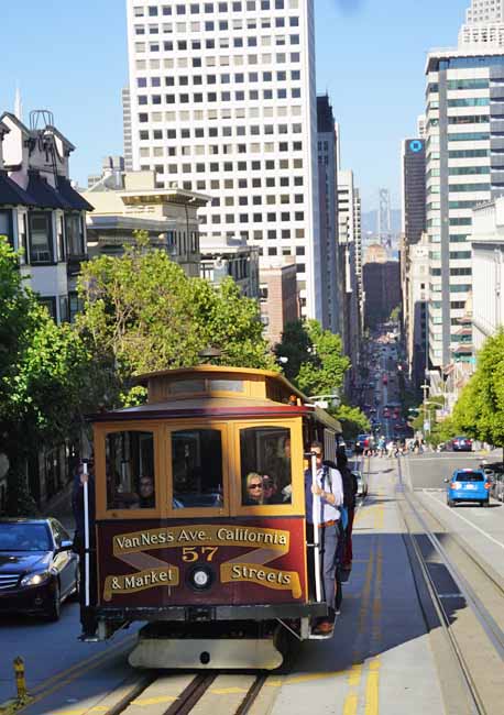 MUNI California cable car 50